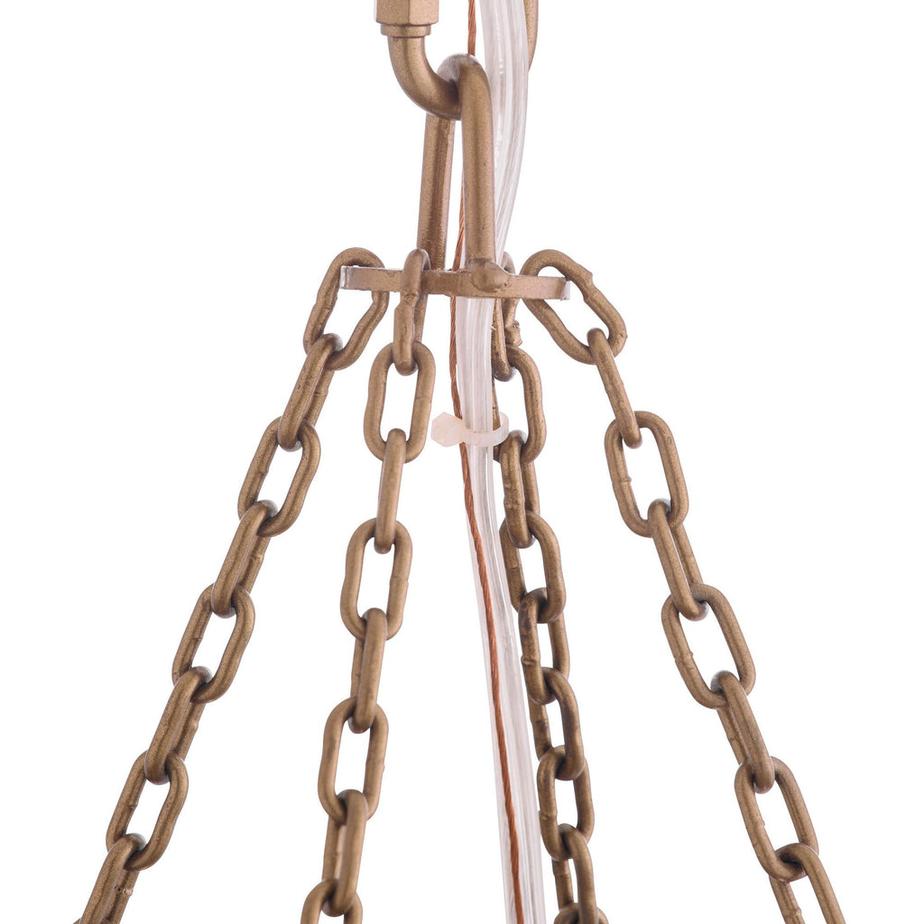 Sculptural Layla Linear Chandelier
