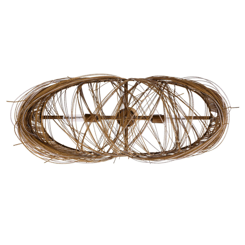 Sculptural Layla Linear Chandelier