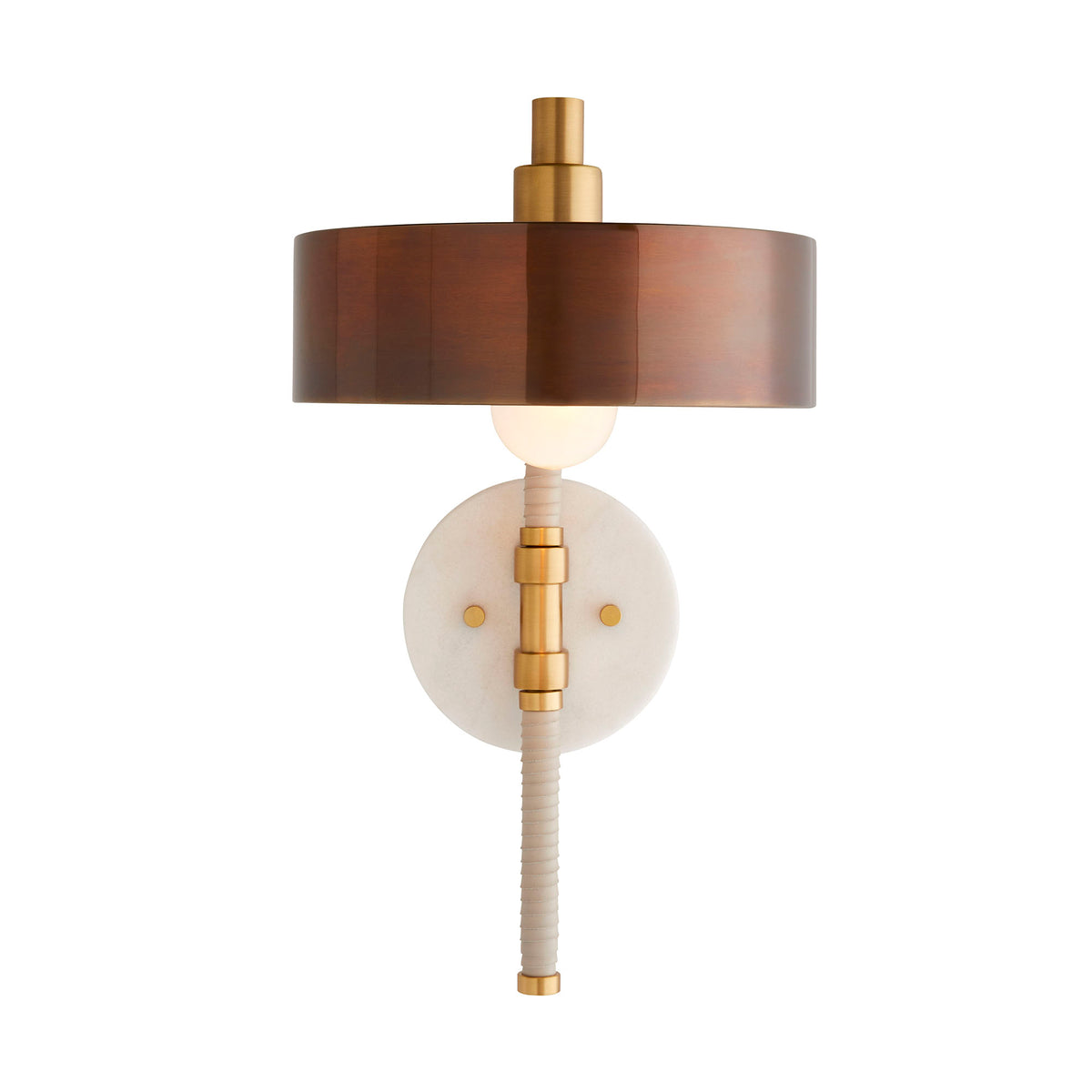 Sculptural Aaron Wall Sconce, alternate view