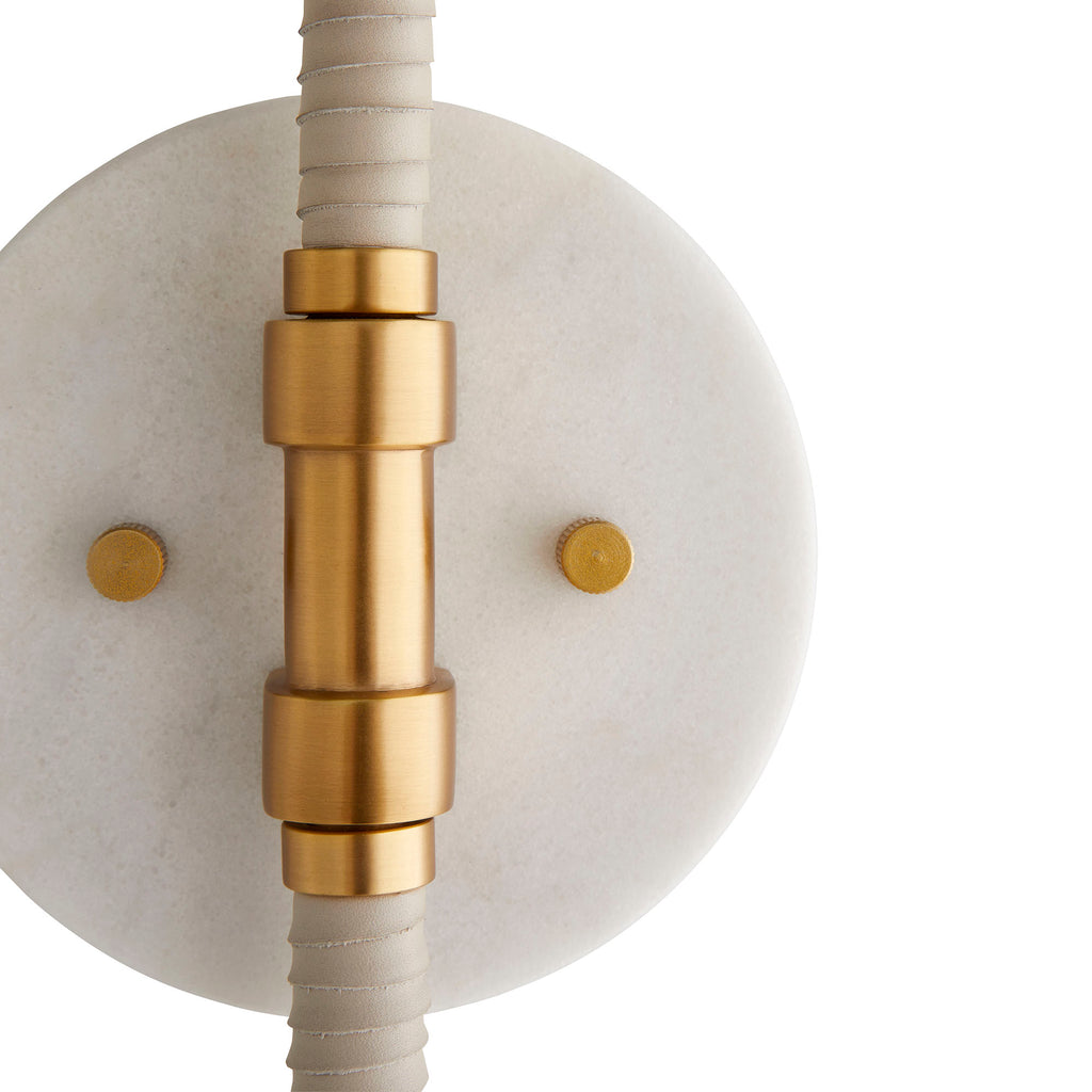 Sculptural Aaron Wall Sconce – Brown