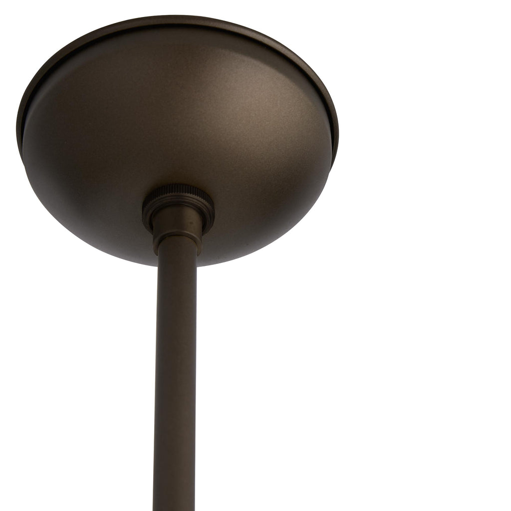 Sculptural Reeves Large Outdoor Pendant – Brown