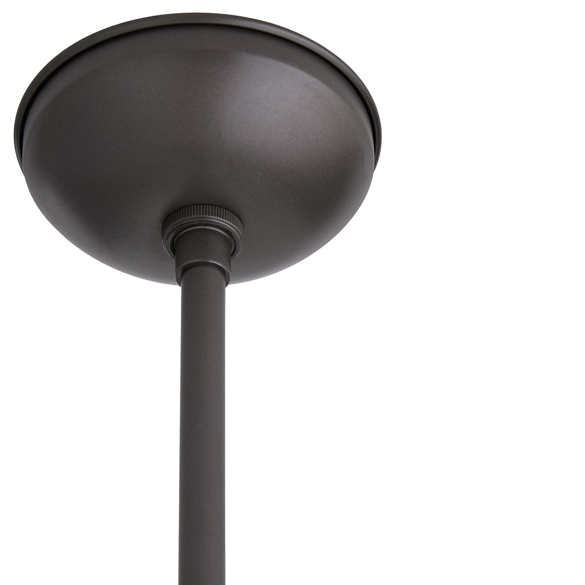 Sculptural Reeves Small Outdoor Pendant – Gray
