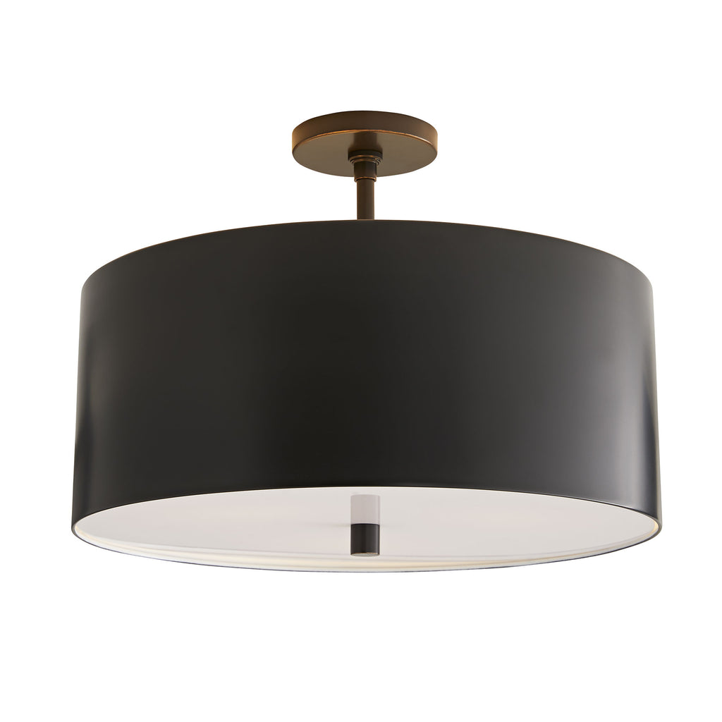 Artisan Tarbell Semi-Flush – Black