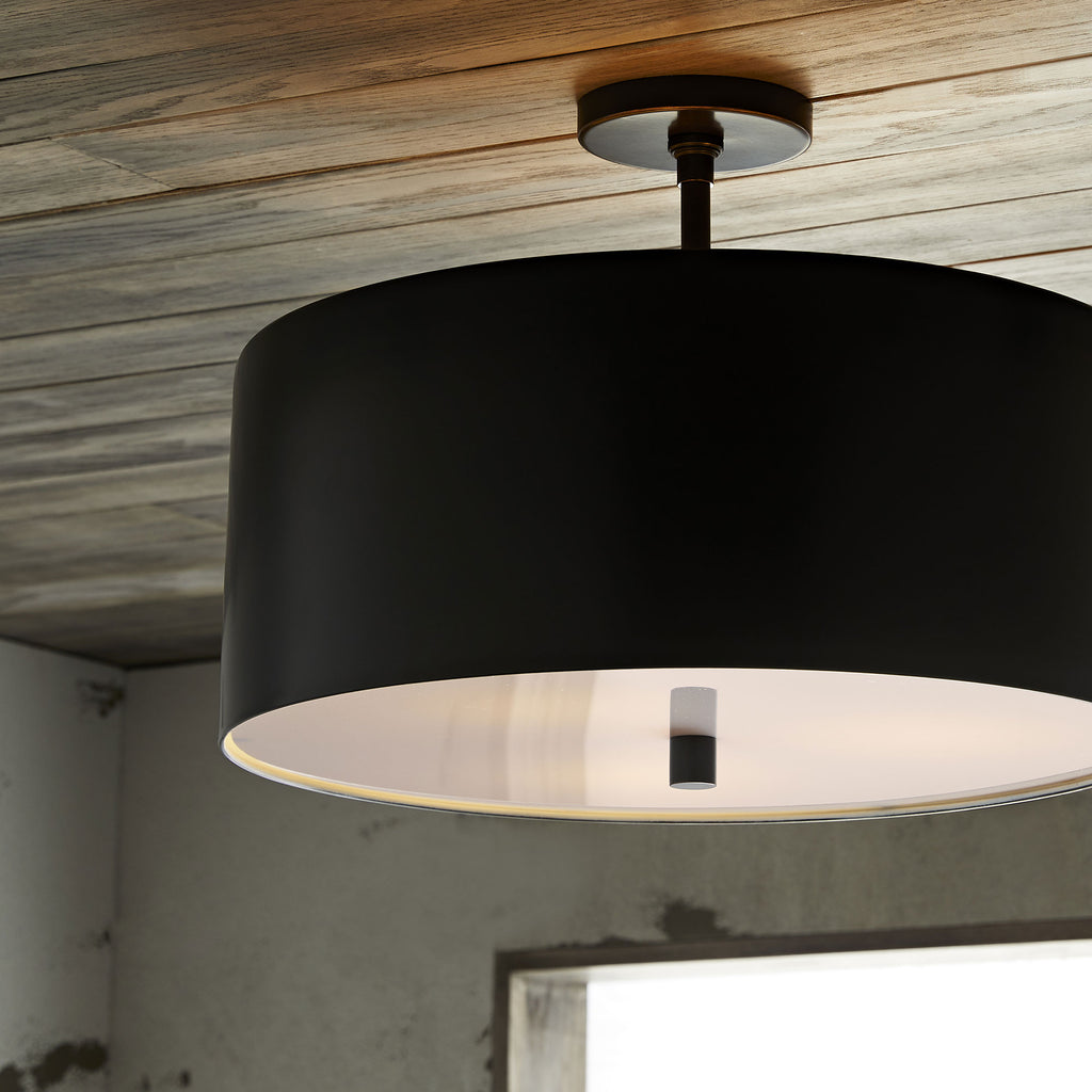 Artisan Tarbell Semi-Flush, alternate view