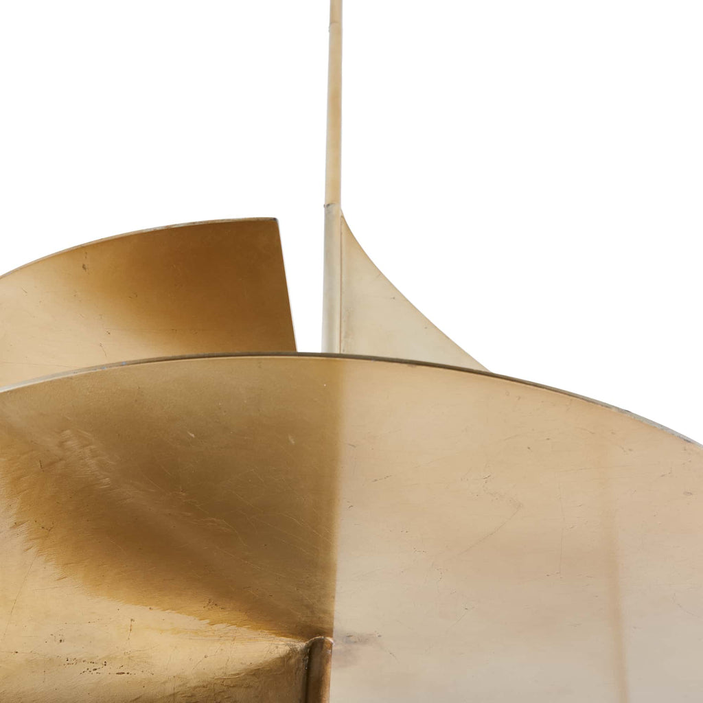 Sculptural Renly Pendant – Gold