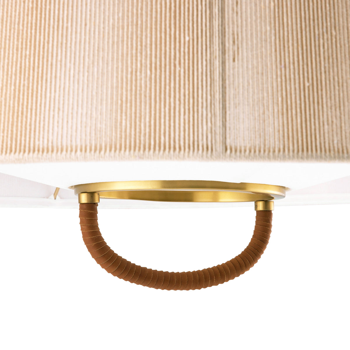 Sculptural Middlebury Pendant – Natural, Cotton