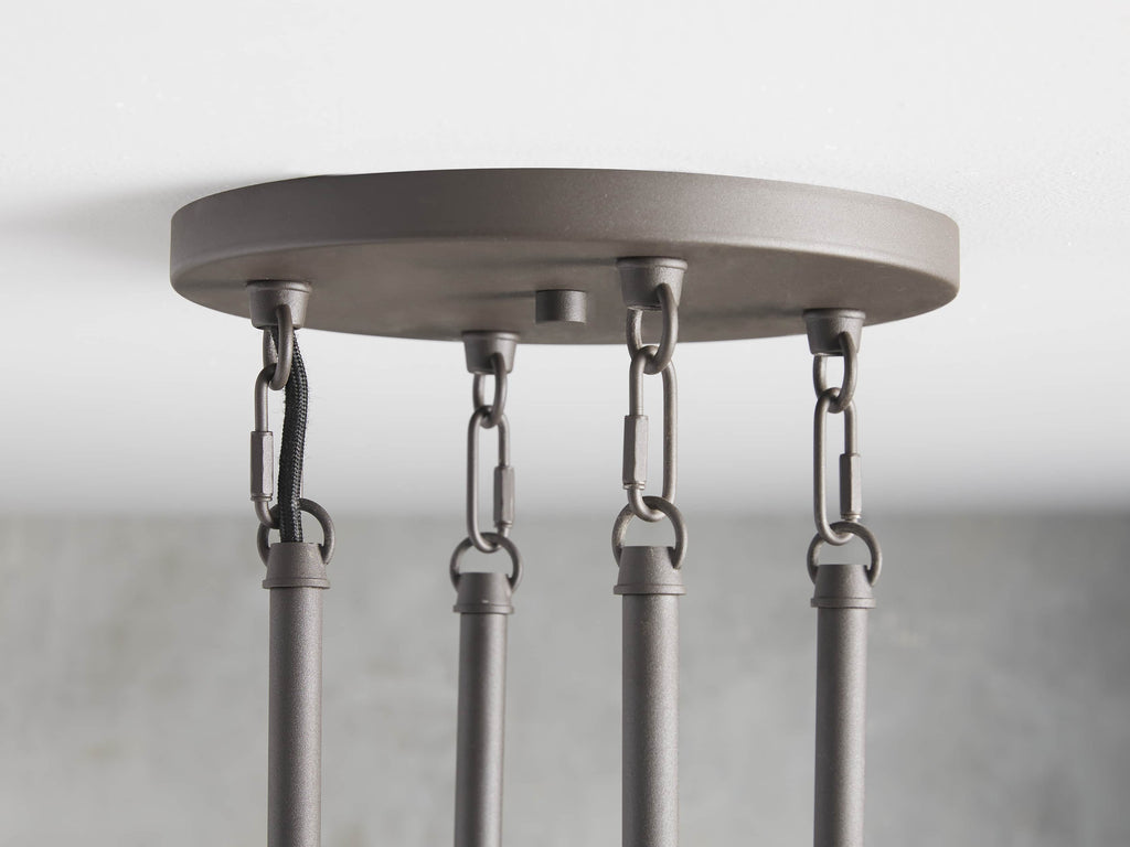 Heritage Andreas 10-Light Round Chandelier in Bronze