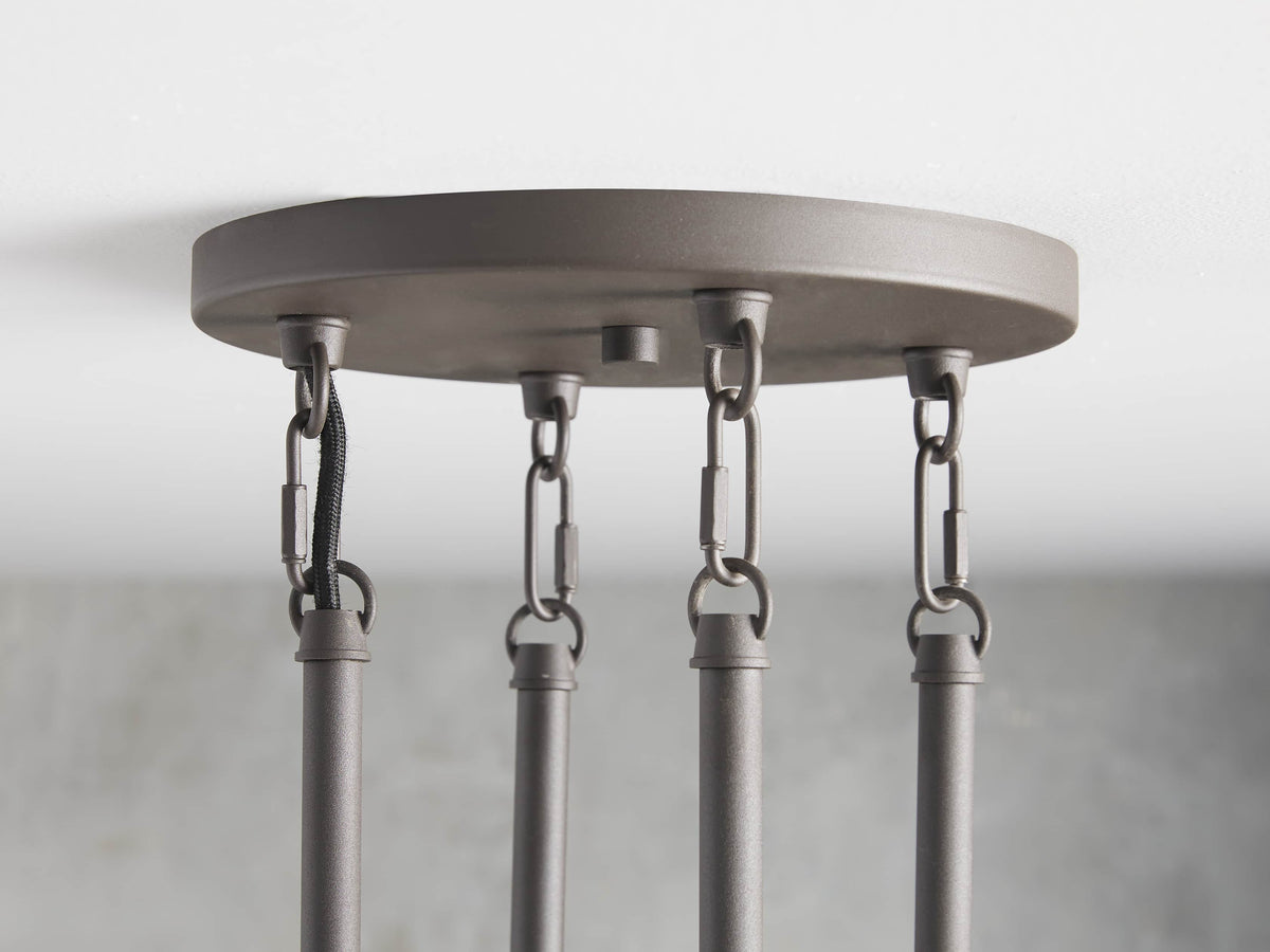 Heritage Andreas 10-Light Round Chandelier in Bronze