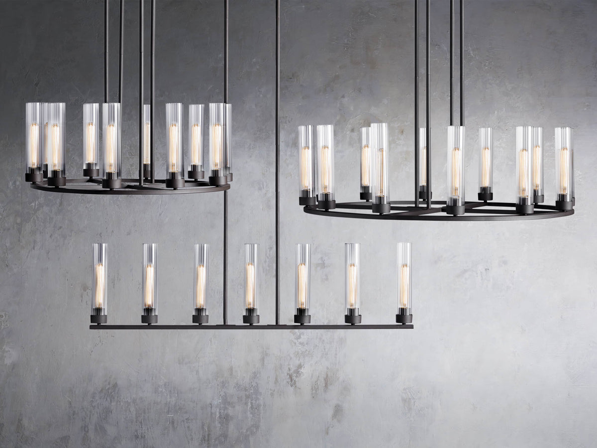 Heritage Andreas 10-Light Round Chandelier in Bronze