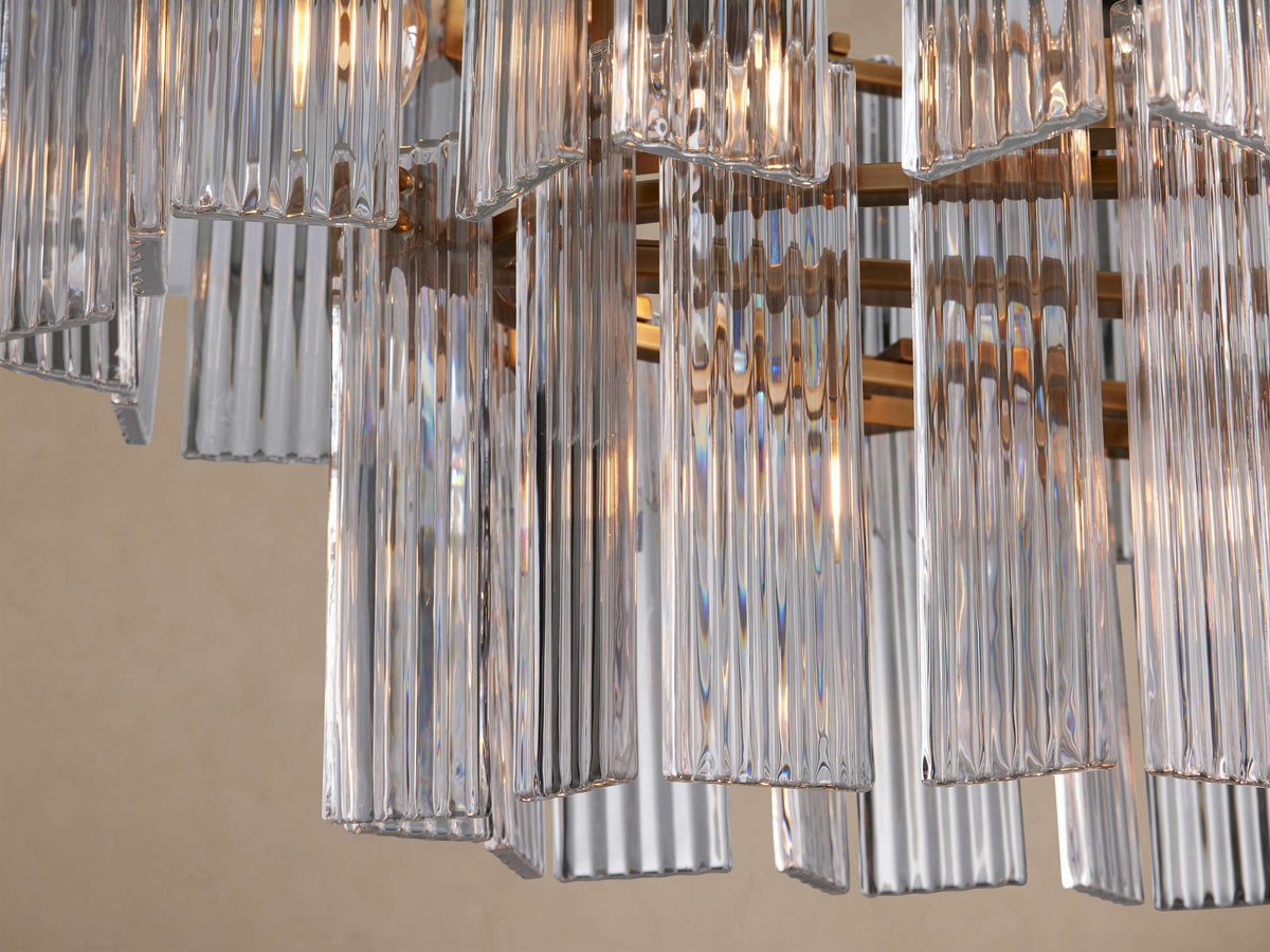Artisan Delsie Oval Tiered Chandelier