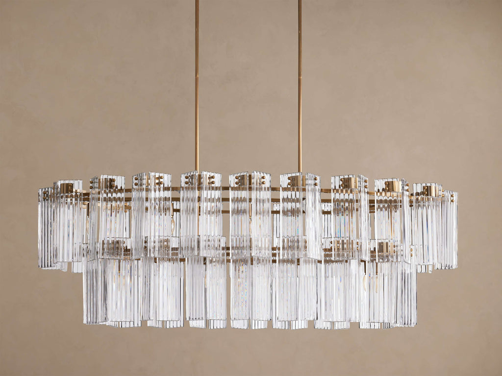 Artisan Delsie Oval Tiered Chandelier