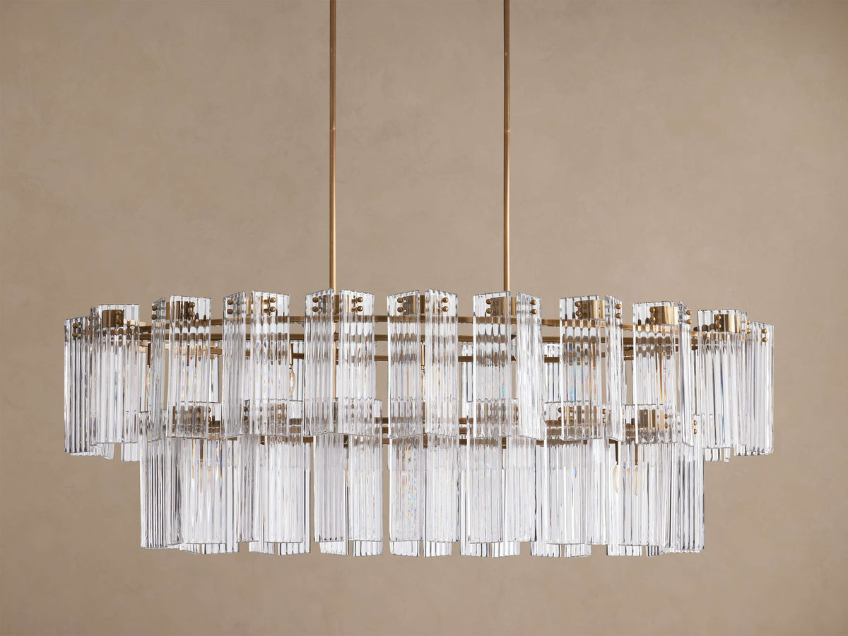 Artisan Delsie Oval Tiered Chandelier