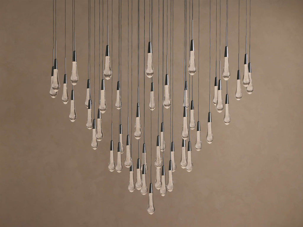 Signature Soltaire 58" Round Chandelier in Bronze, alternate view