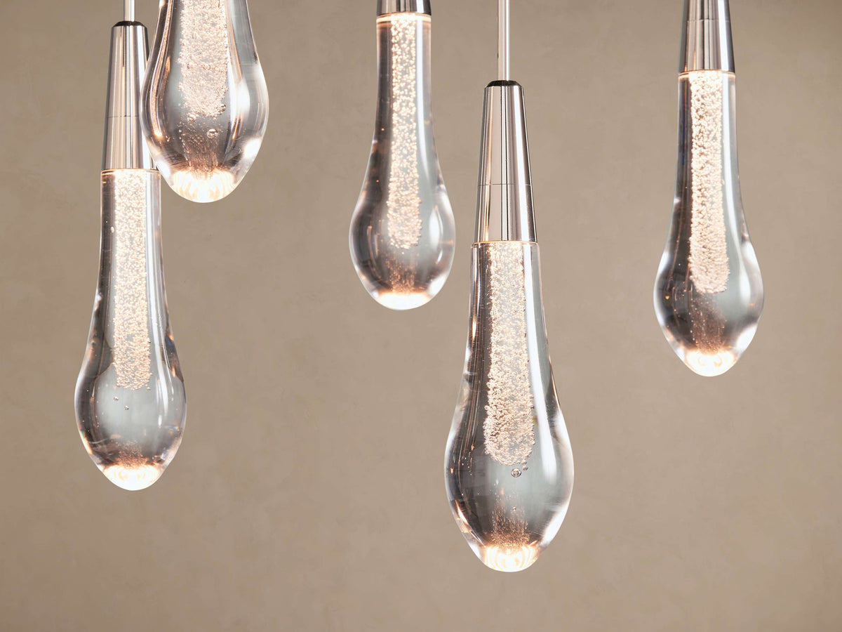 Signature Soltaire Linear Chandelier in Nickel