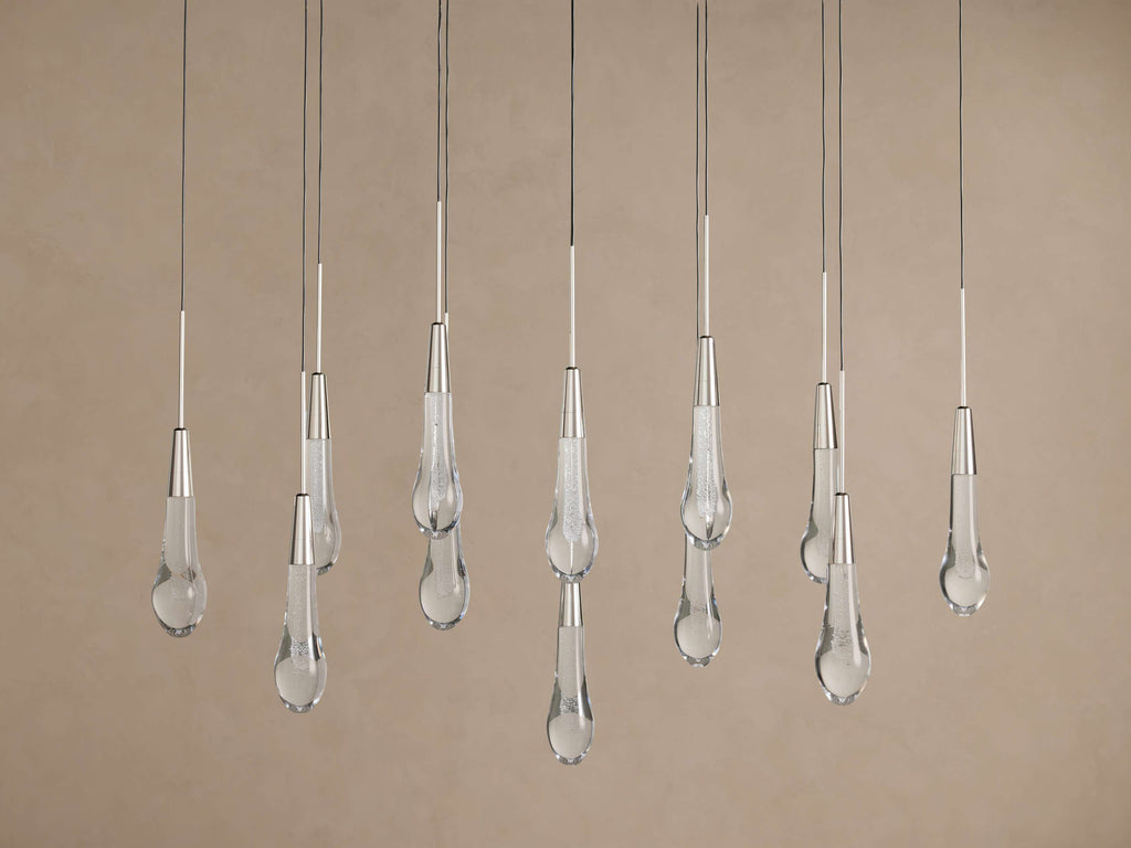 Signature Soltaire Linear Chandelier in Nickel