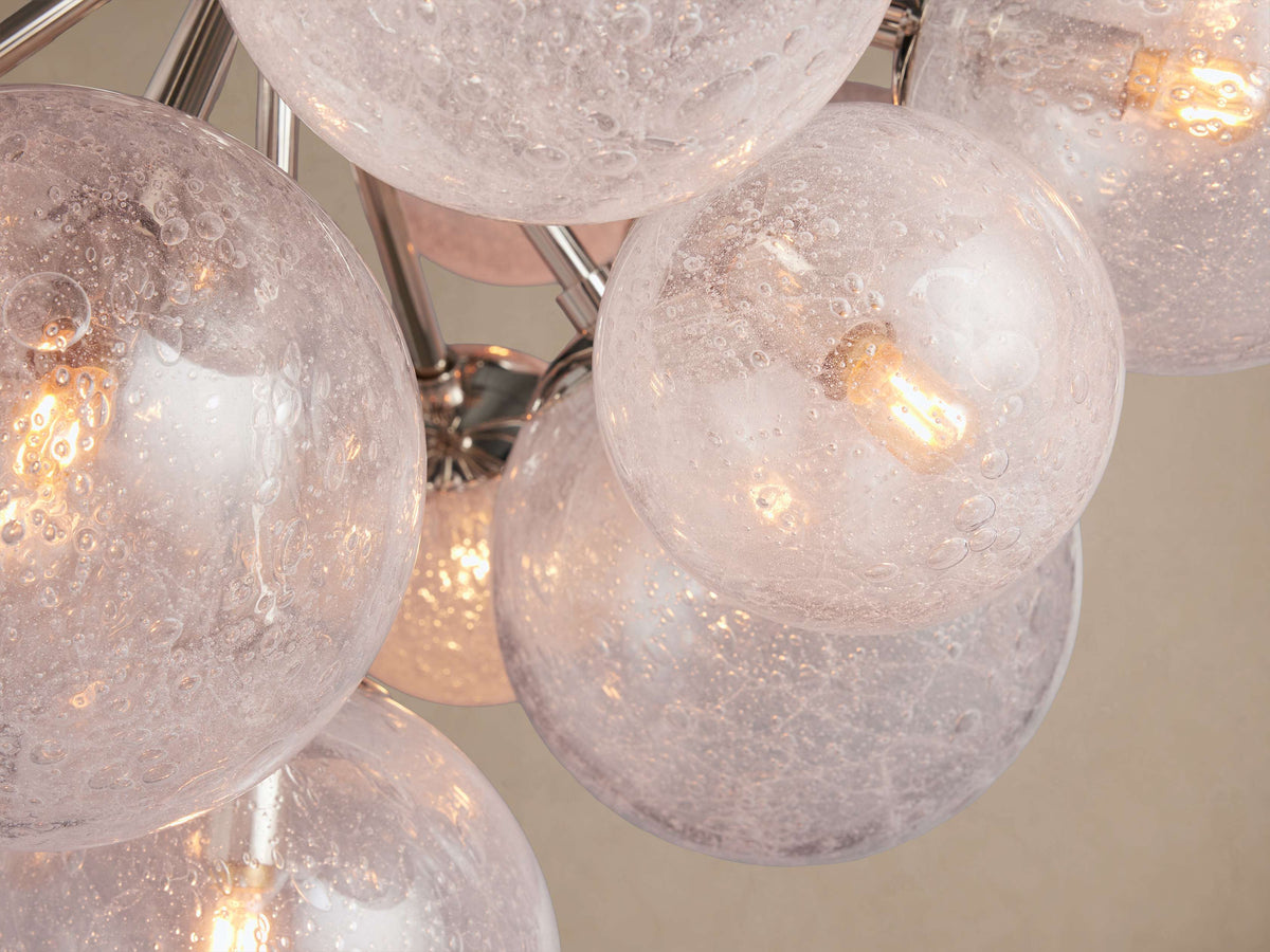 Signature Mandoza Chandelier in Nickel