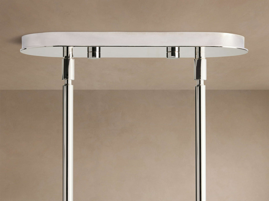 Signature Mandoza Linear Chandelier in Nickel