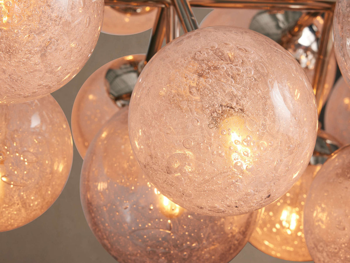 Signature Mandoza Linear Chandelier in Nickel