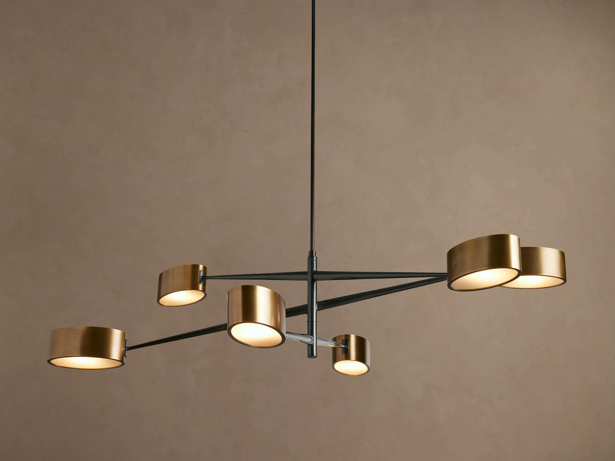 Heritage Etoile Chandelier, alternate view