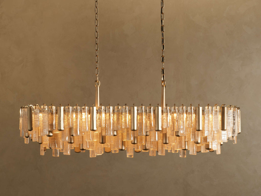 Heritage Neve Linear Chandelier, alternate view
