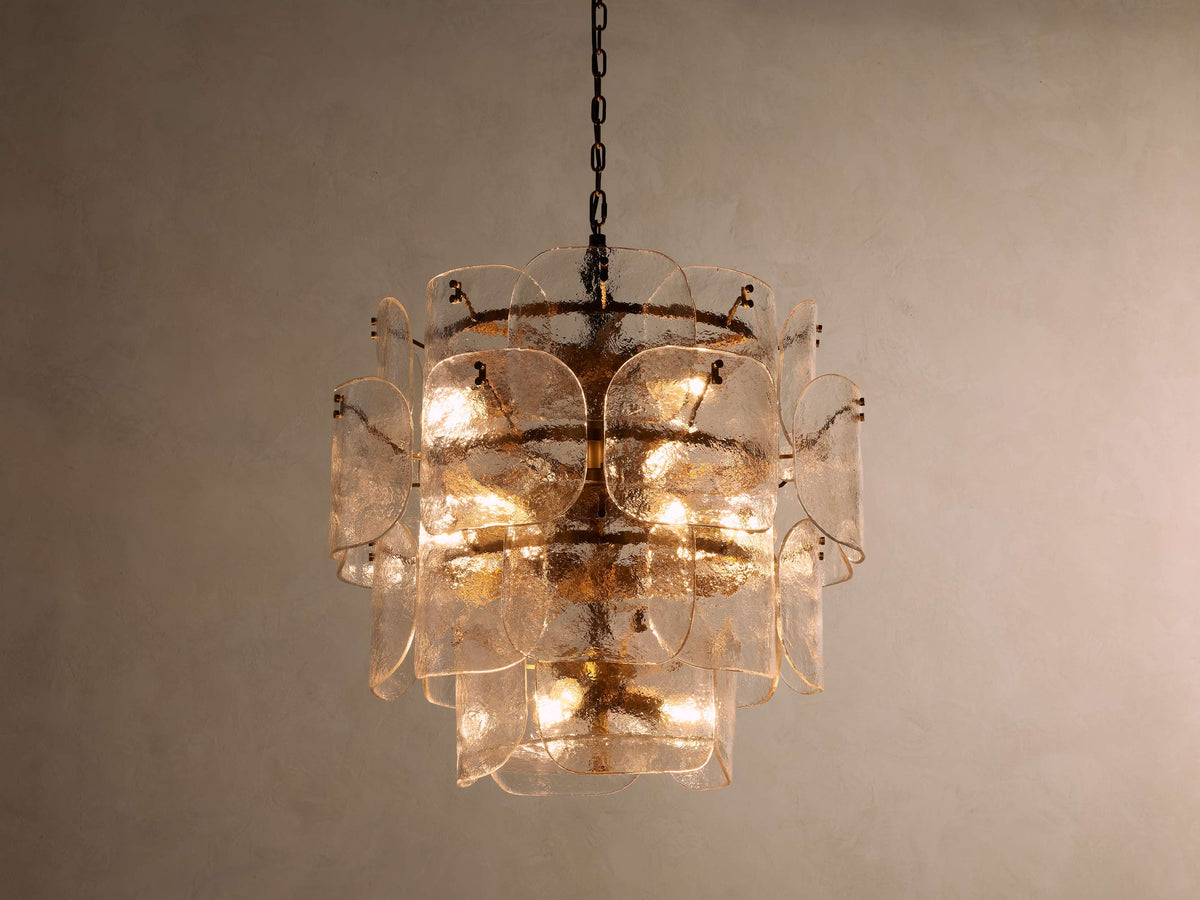 Blaire Round Chandelier in Clear