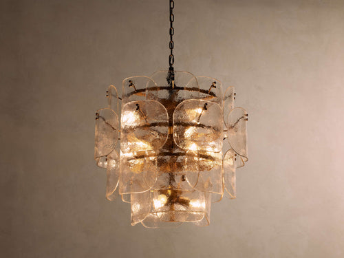 Blaire Round Chandelier in Clear