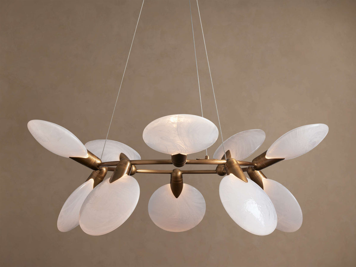 Heritage Lyla Round Chandelier, alternate view