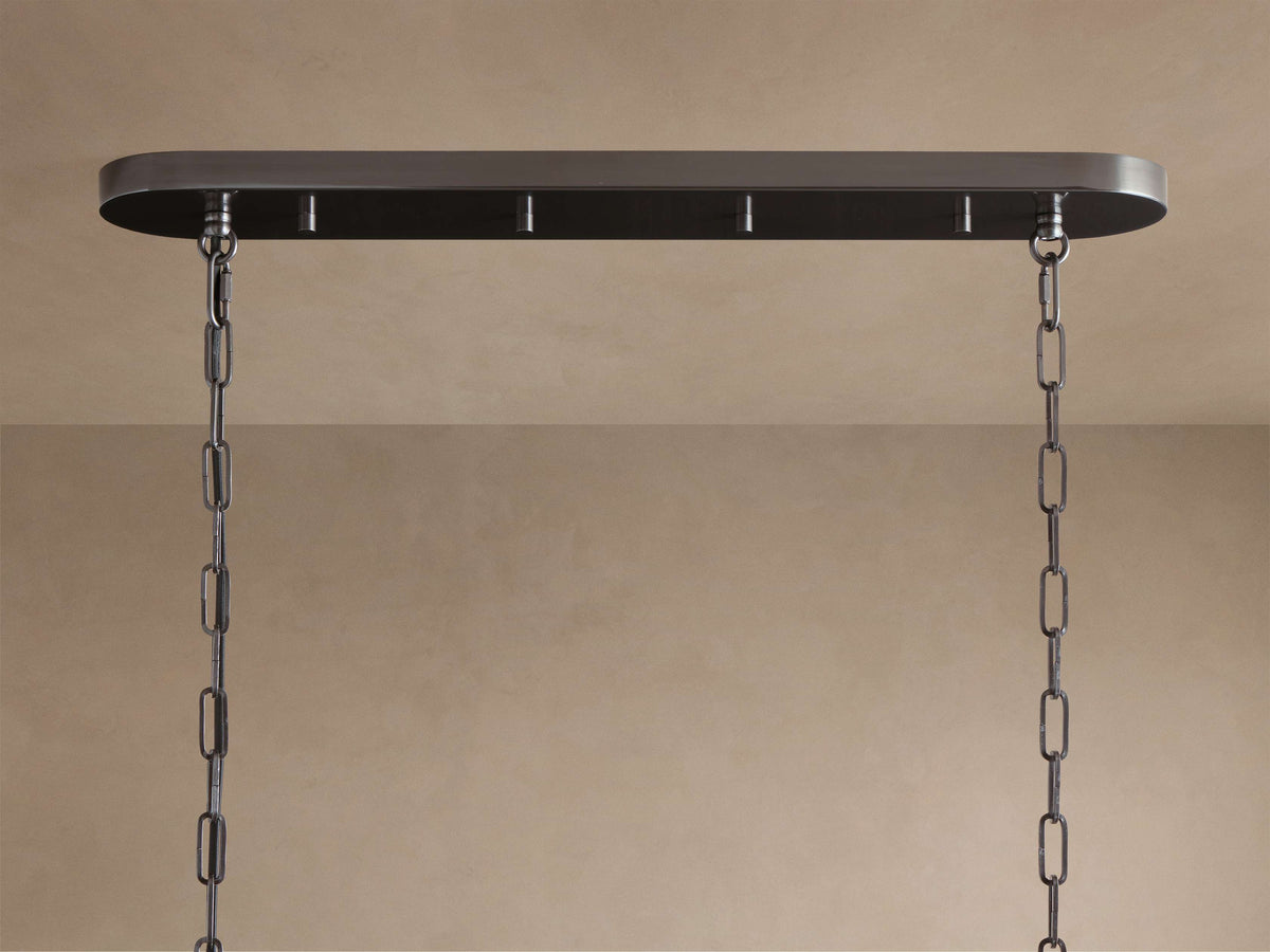 Heritage Ghiaccio Oval Chandelier