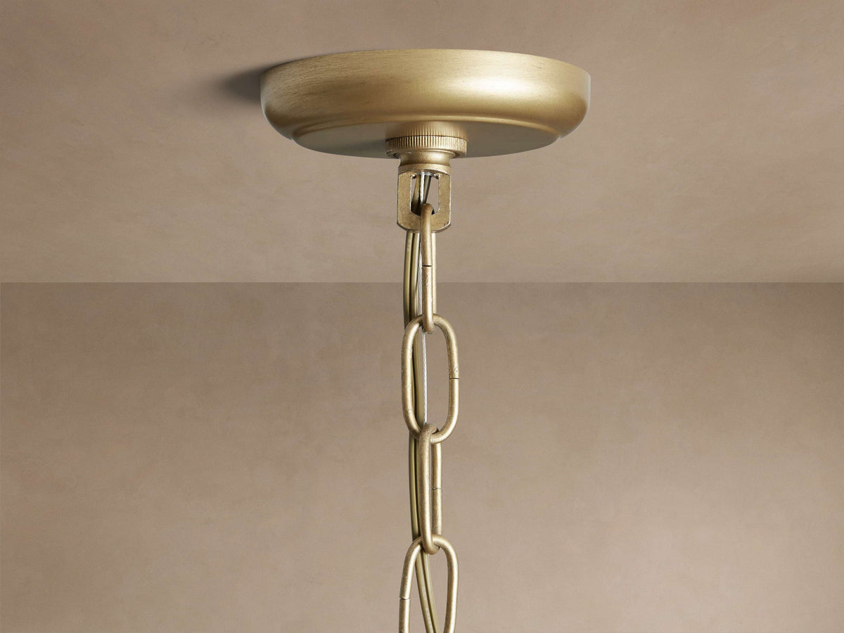 Sculptural Leyland Round Chandelier