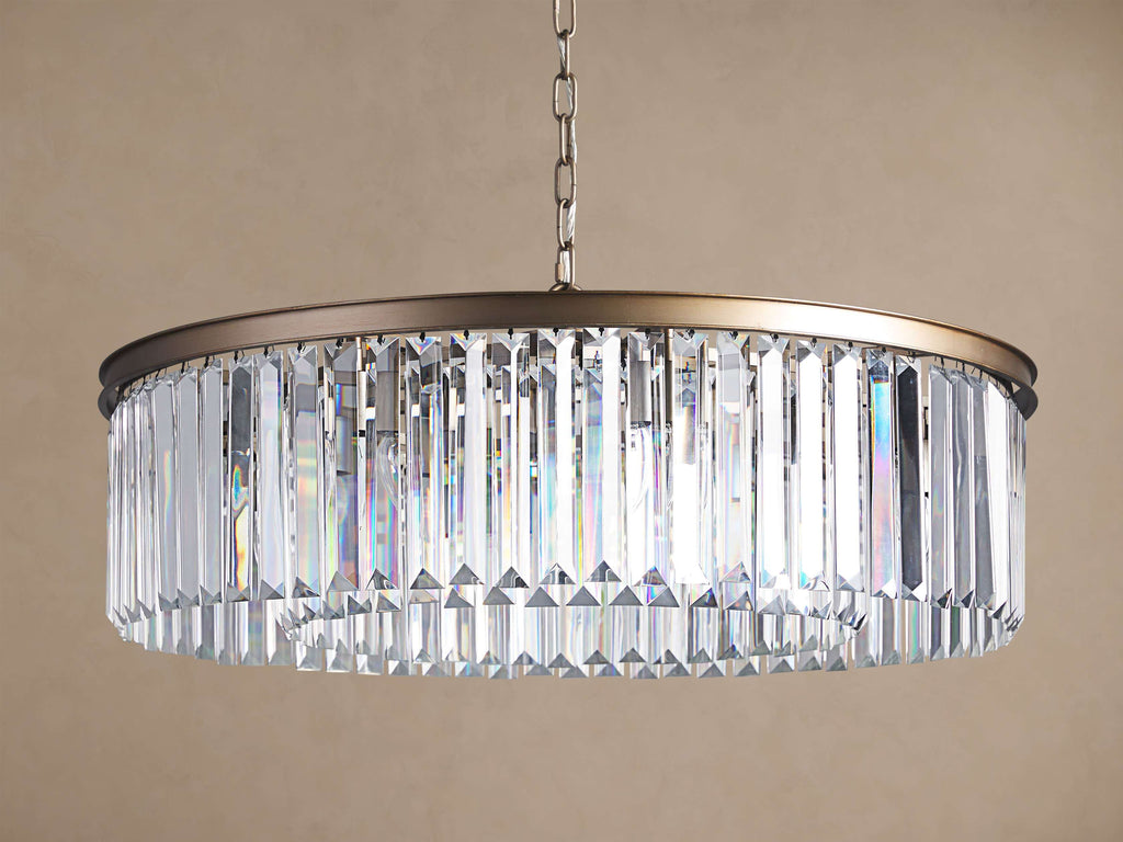 Sculptural Leyland Round Chandelier