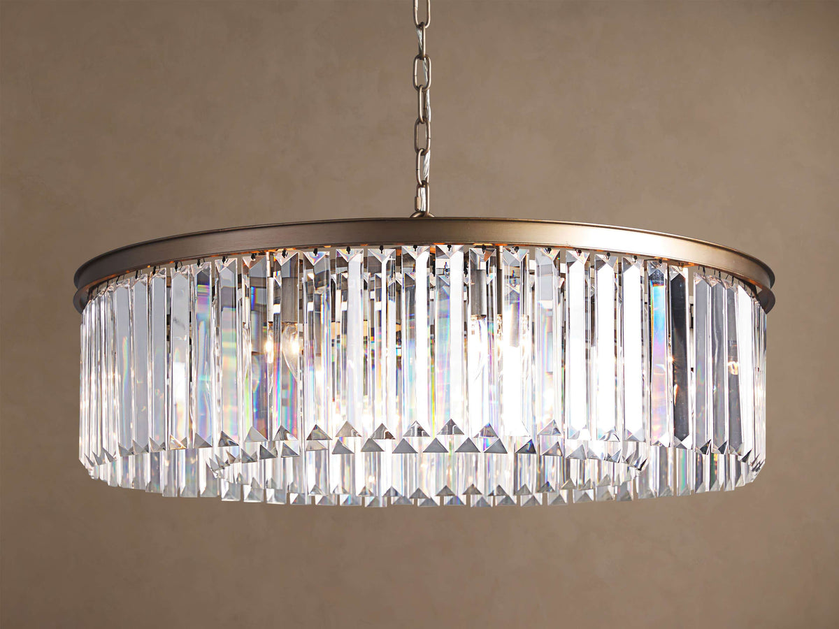 Sculptural Leyland Round Chandelier, alternate view