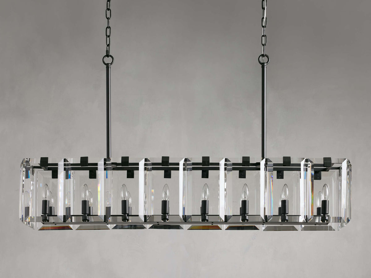 Heritage Amaya Rectangular Chandelier