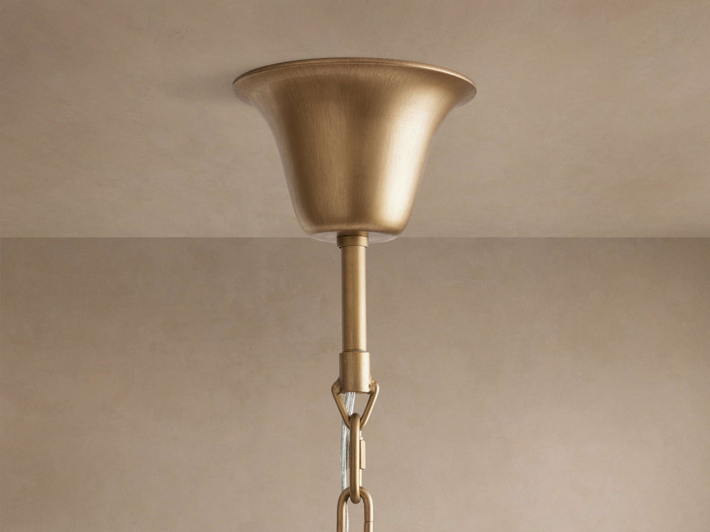 Sculptural Leyland Tiered Round Chandelier