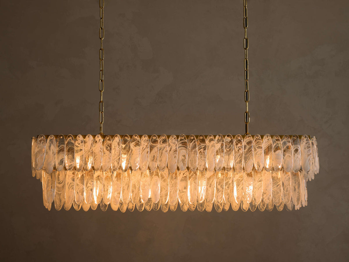 Signature Verna Linear Chandelier, alternate view