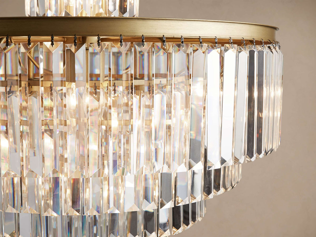 Sculptural Leyland Chandelier