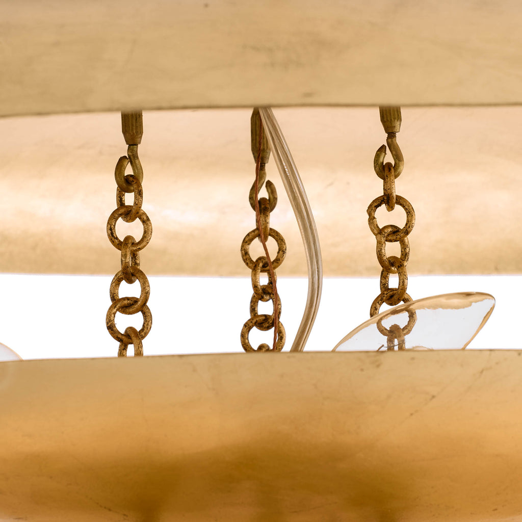 Sculptural Florko Chandelier – Gold