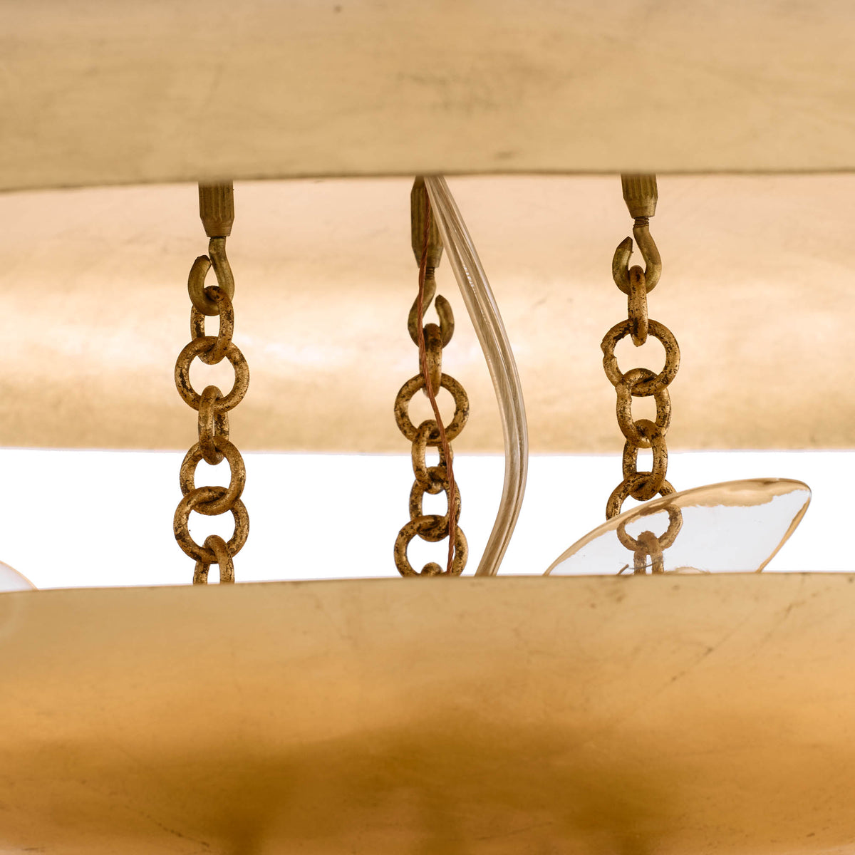Sculptural Florko Chandelier – Gold