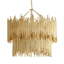 Sculptural Prescott Two Tiered Chandelier