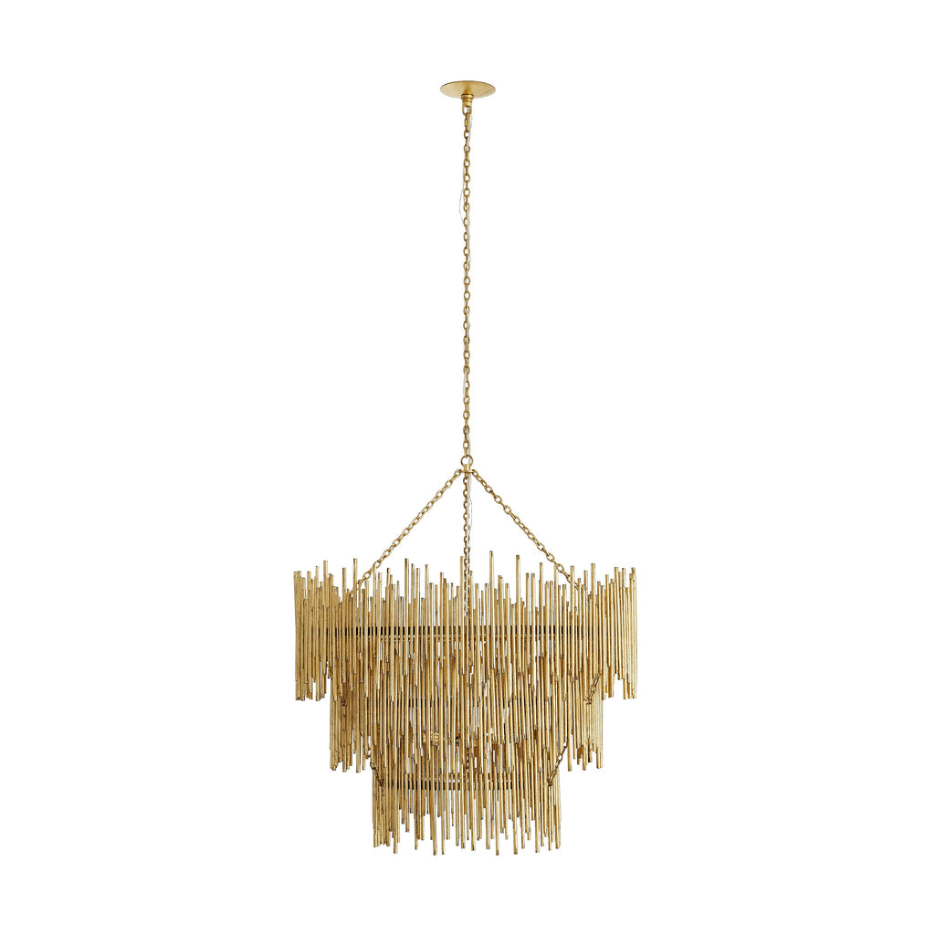 Sculptural Prescott Three Tiered Chandelier