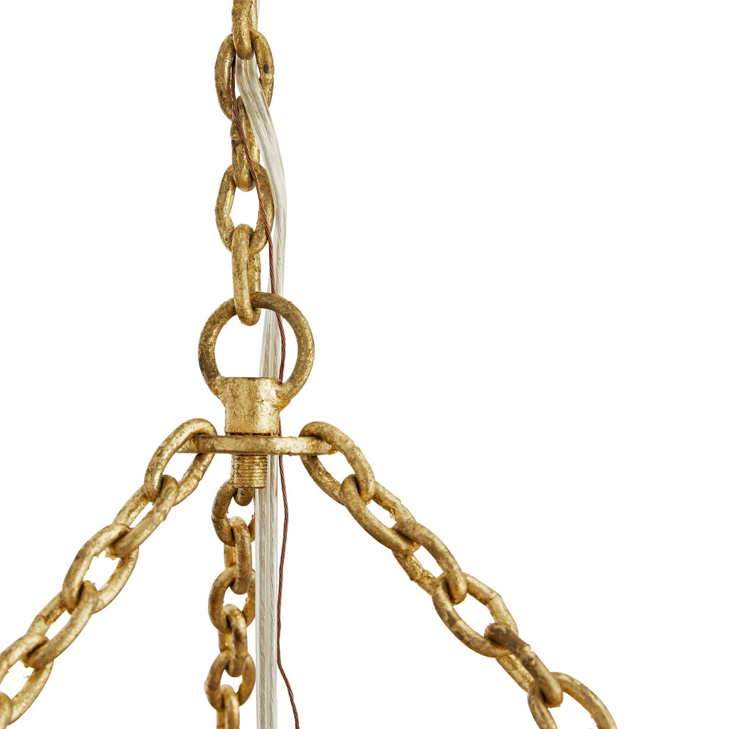 Sculptural Prescott Three Tiered Chandelier