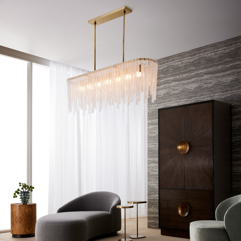 Artisan Leighton Linear Chandelier, alternate view