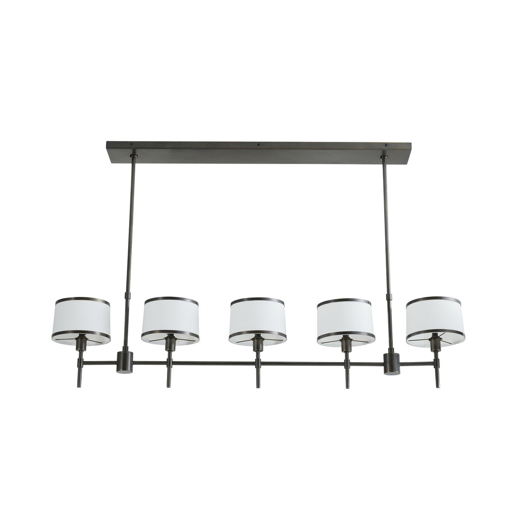 Sculptural Luciano Linear Chandelier, alternate view