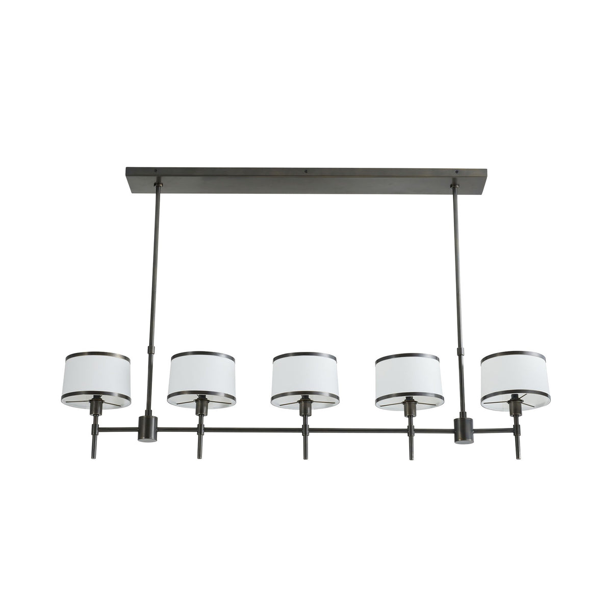 Sculptural Luciano Linear Chandelier, alternate view