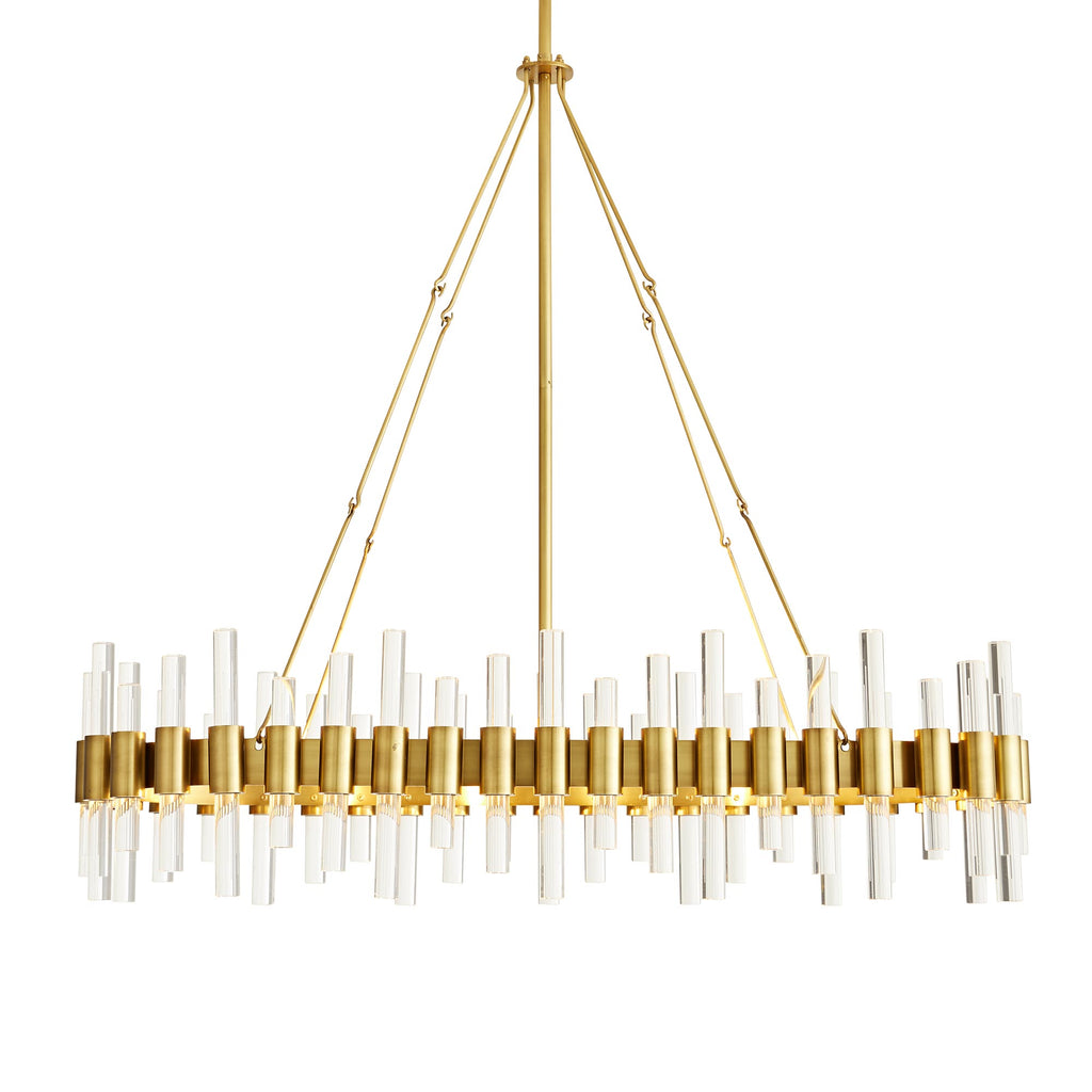 Artisan Haskell Linear Chandelier, alternate view
