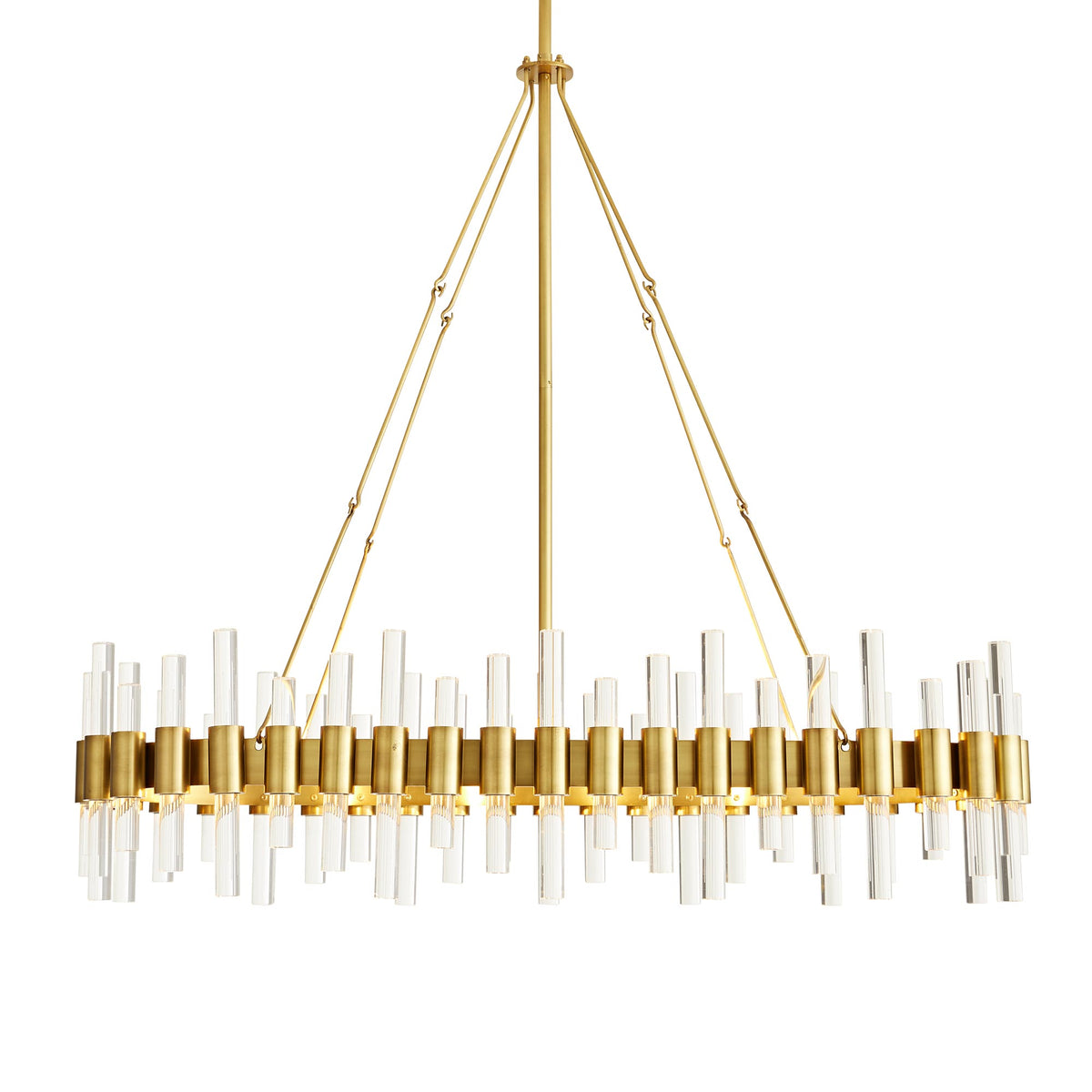 Artisan Haskell Linear Chandelier, alternate view