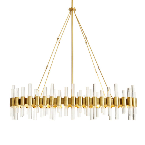 Artisan Haskell Linear Chandelier, alternate view