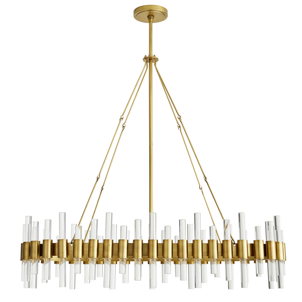 Artisan Haskell Linear Chandelier