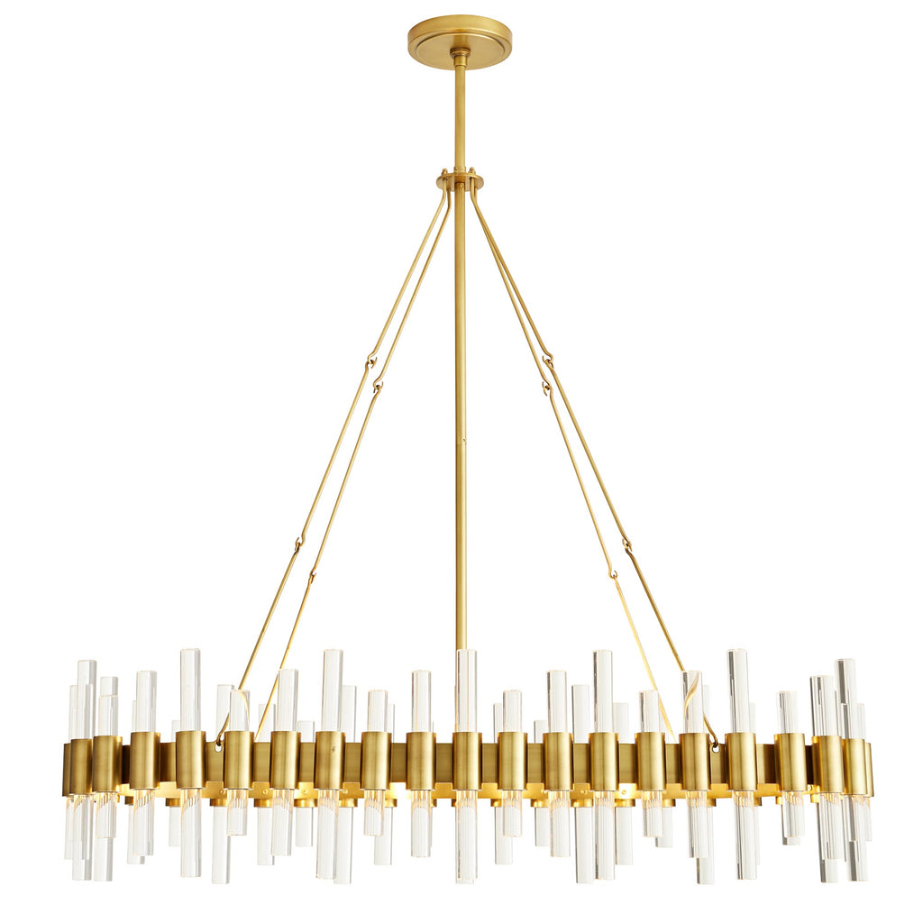 Artisan Haskell Linear Chandelier
