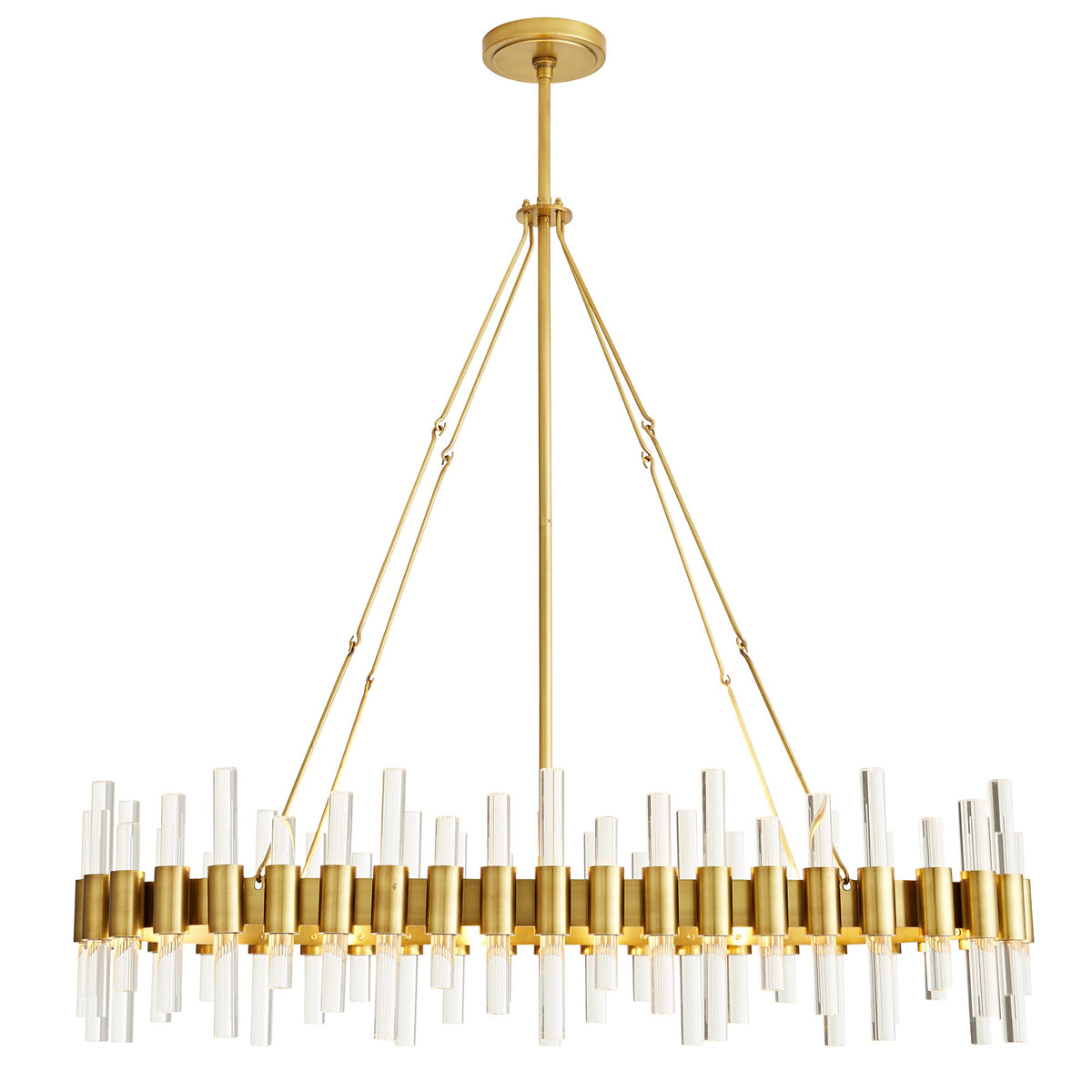 Artisan Haskell Linear Chandelier