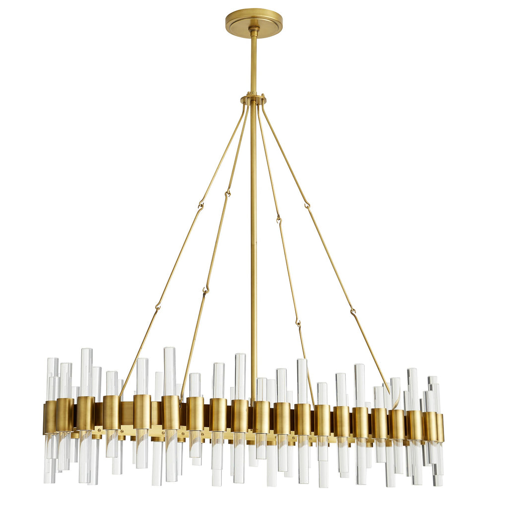 Artisan Haskell Linear Chandelier